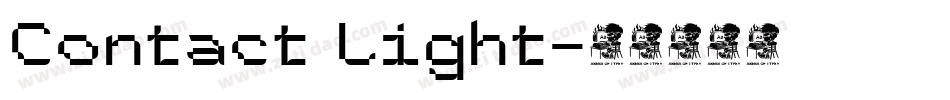 Contact Light字体转换